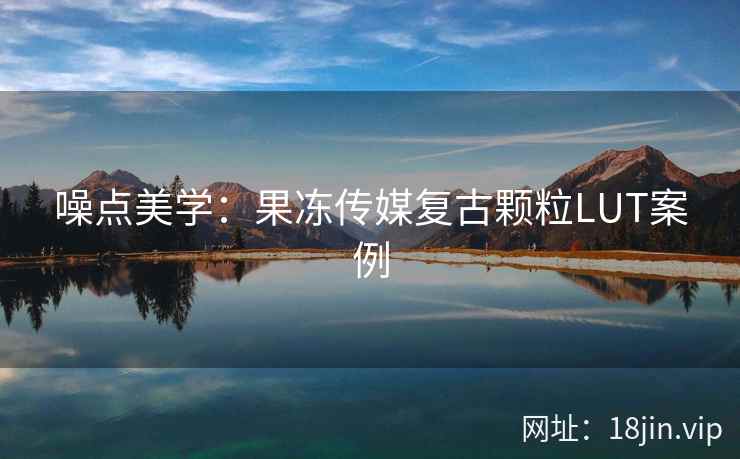 噪点美学：果冻传媒复古颗粒LUT案例