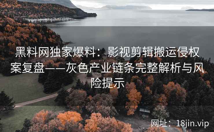 黑料网独家爆料：影视剪辑搬运侵权案复盘——灰色产业链条完整解析与风险提示