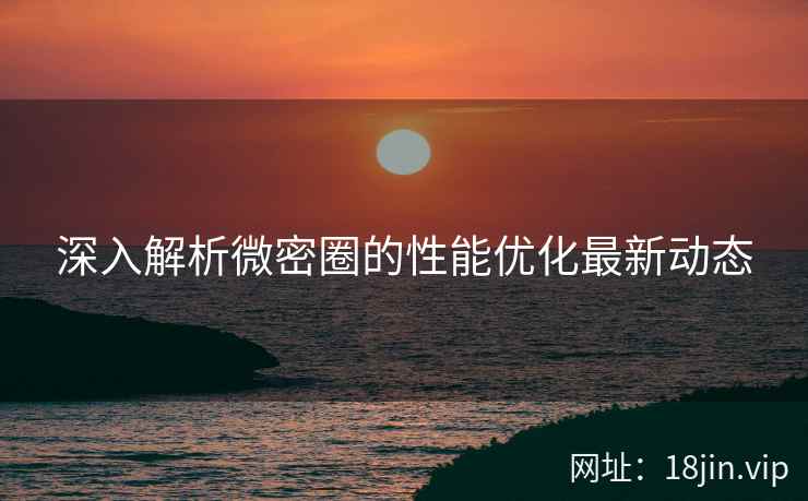 深入解析微密圈的性能优化最新动态