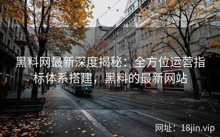 黑料网最新深度揭秘：全方位运营指标体系搭建，黑料的最新网站